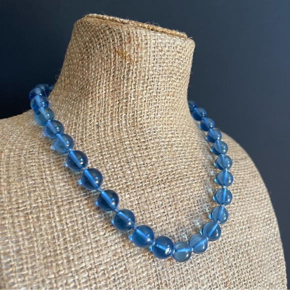 Vintage Chinese export Peking glass Beaded Necklace - Picture 6 of 8